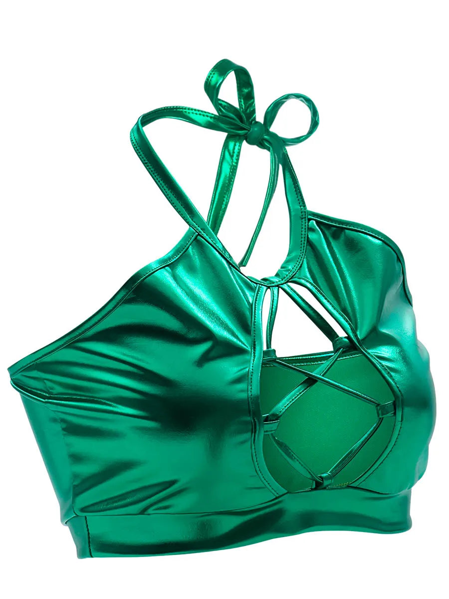 HoloStorm Metallic Halter
