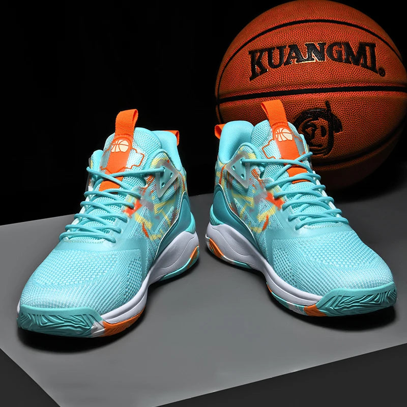 "VibeForce" High-Top Outdoor Sneakers – Custom Logo, Big Sizes (US 13-14)