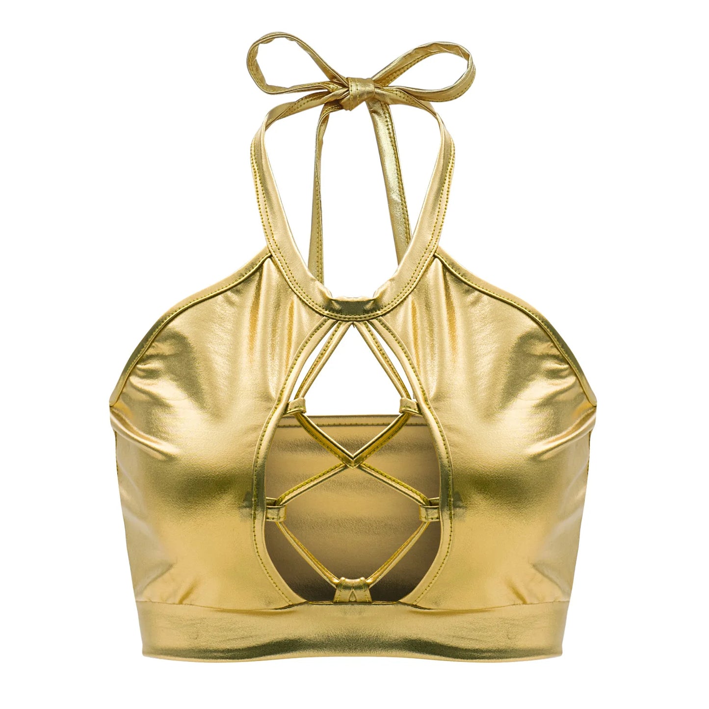 HoloStorm Metallic Halter