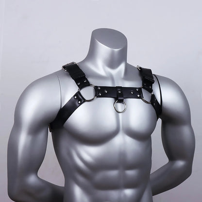 LUSTRA // Ironbound - Adjustable Leather Chest Harness