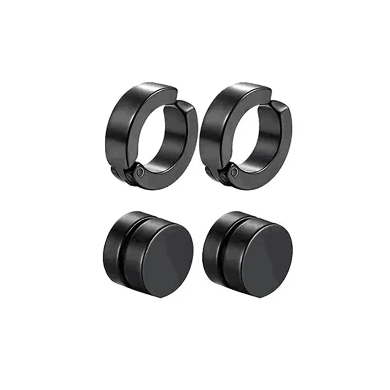 Cyber Edge Magnet Earrings Set