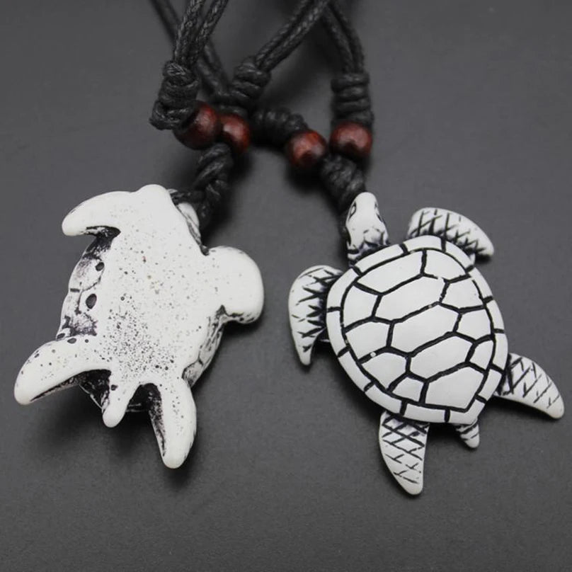 Tidebound – Yak Bone Tortoise Tribal Necklace