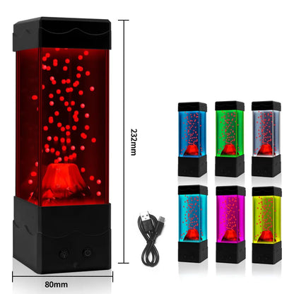 Neon Volcano Lamp