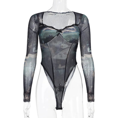 Darkwave Mesh Bodysuit