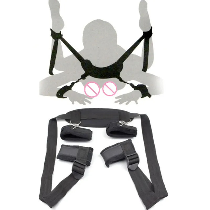 LUSTRA // Bound Beneath - Bed Restraint Bondage Set