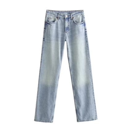 Stonewave Retro Wide-Leg Jeans