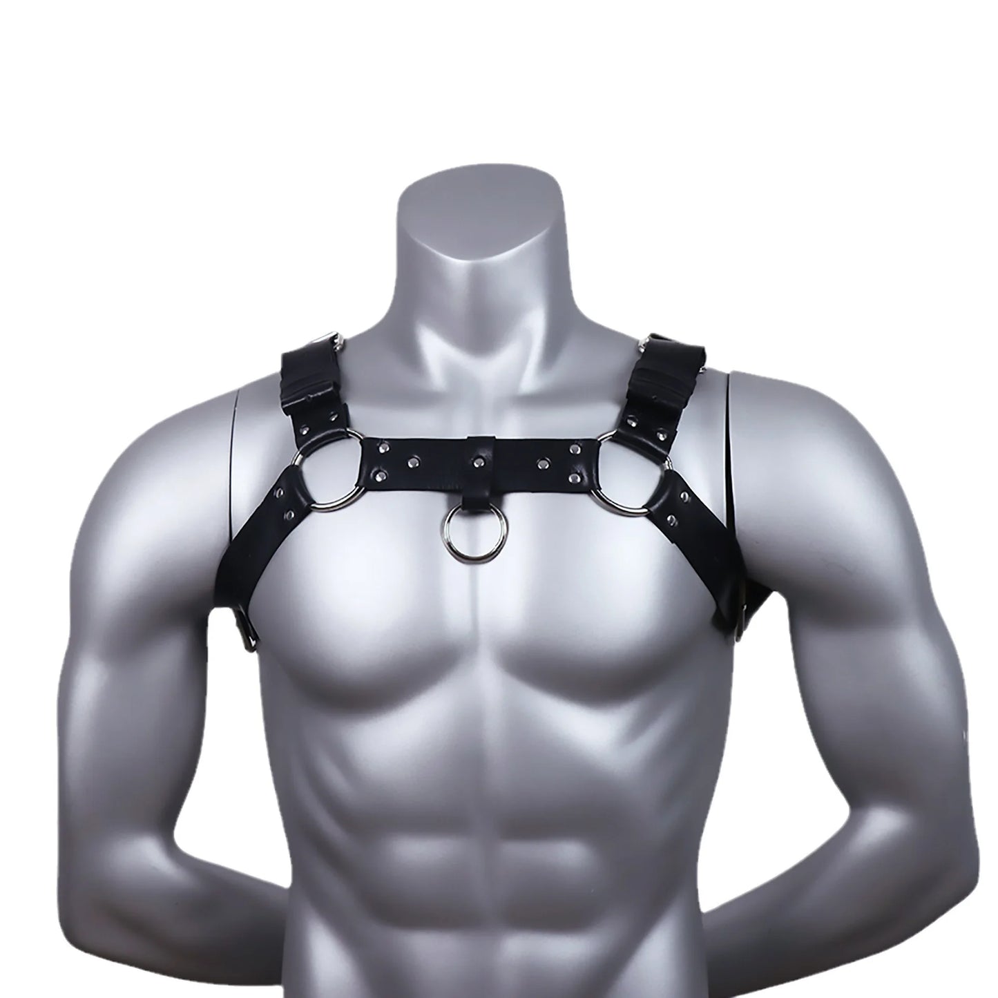 LUSTRA // Ironbound - Adjustable Leather Chest Harness