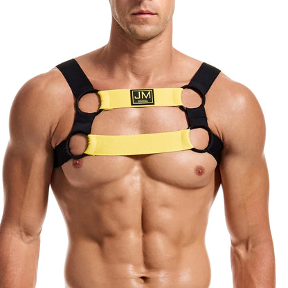 LUSTRA Obsidian Ritual - Open Back Fetish Harness Top
