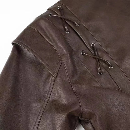 Vortex V-Neck Moto Jacket