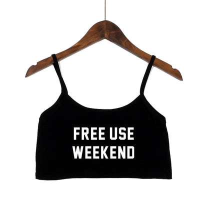 Weekend Mode Crop Top