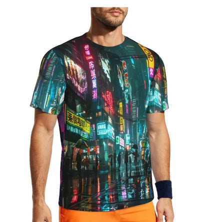 CYBERWAVE//3D VISION Tee – Futuristic Breathable Unisex Summer Shirt 2025