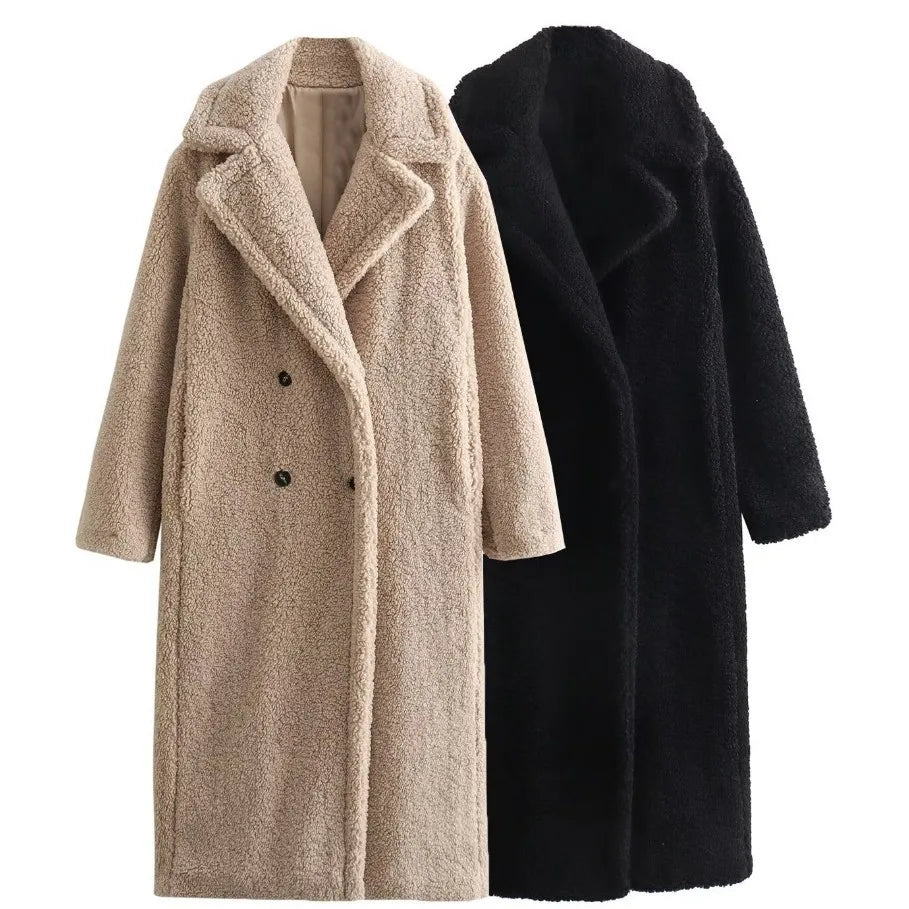 Echo-Stitch Y2K Long Coat