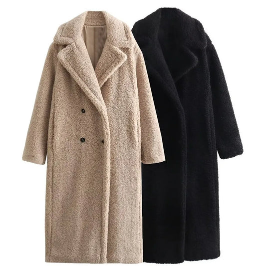 Echo-Stitch Y2K Long Coat