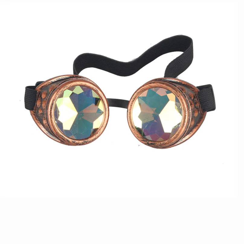 SpikedRetro Steampunk Goggles – Gothic Punk Eyewear with Attitude
