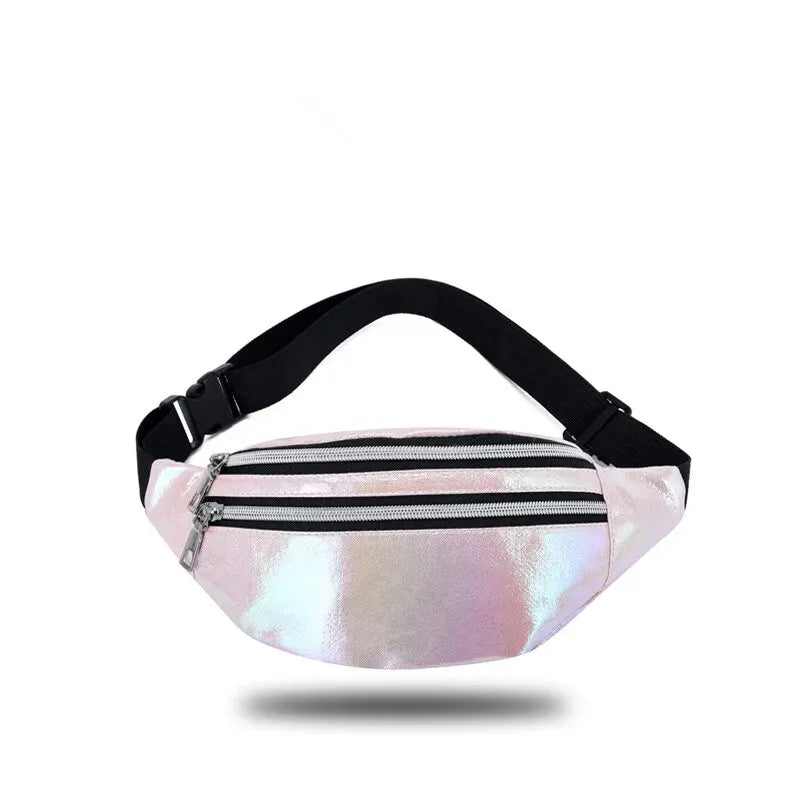 Prism Pulse – Holographic Waist Fanny Pack