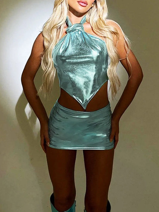 Neon Pulse Two-Piece Set