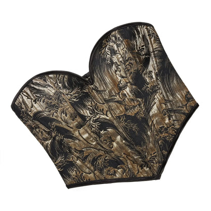 EleganceLace™ Overbust Corset Crop Top with Push-Up Design