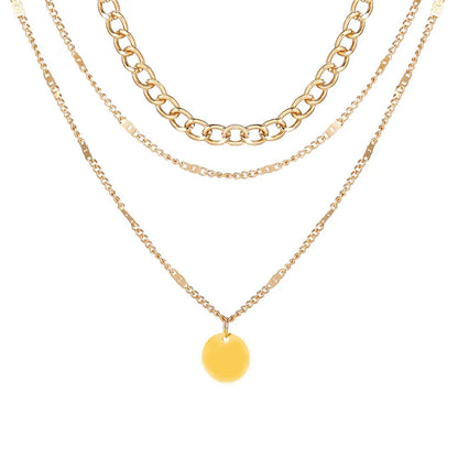 Retro Radiance – Vintage Layered Necklace for Women