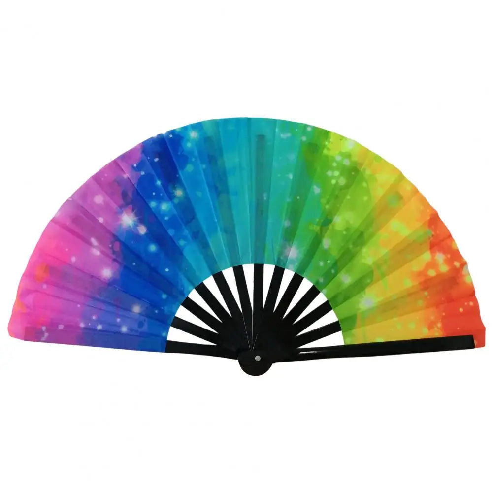 Holo Breeze Folding Rave Fan