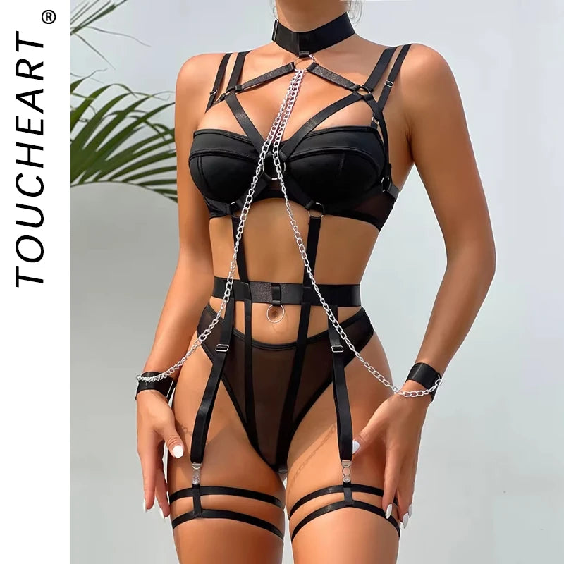 LUSTRA Chain Halter 4-Piece Set
