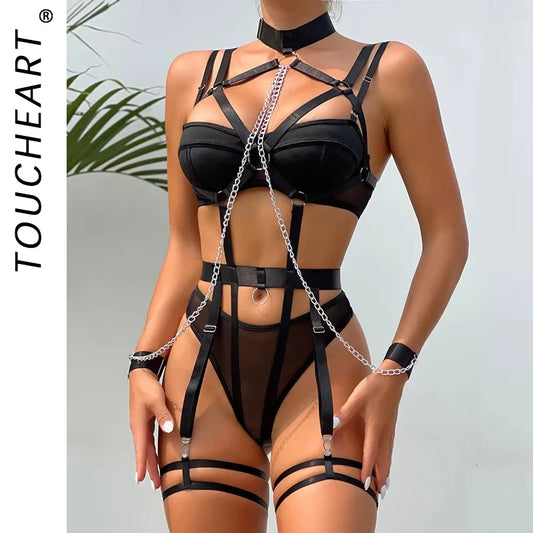 LUSTRA Chain Halter 4-Piece Set