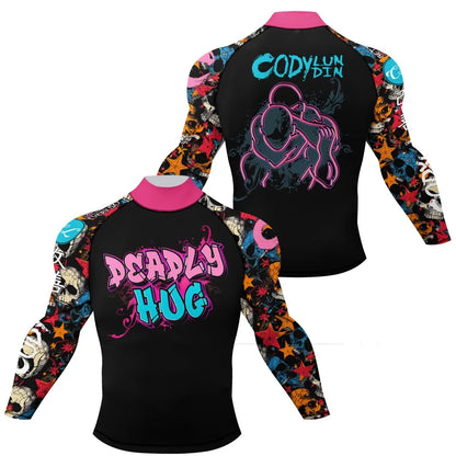 DRILL//CORE Compression Rashguard – Mock Neck Tech Shirt for Combat & Surf
