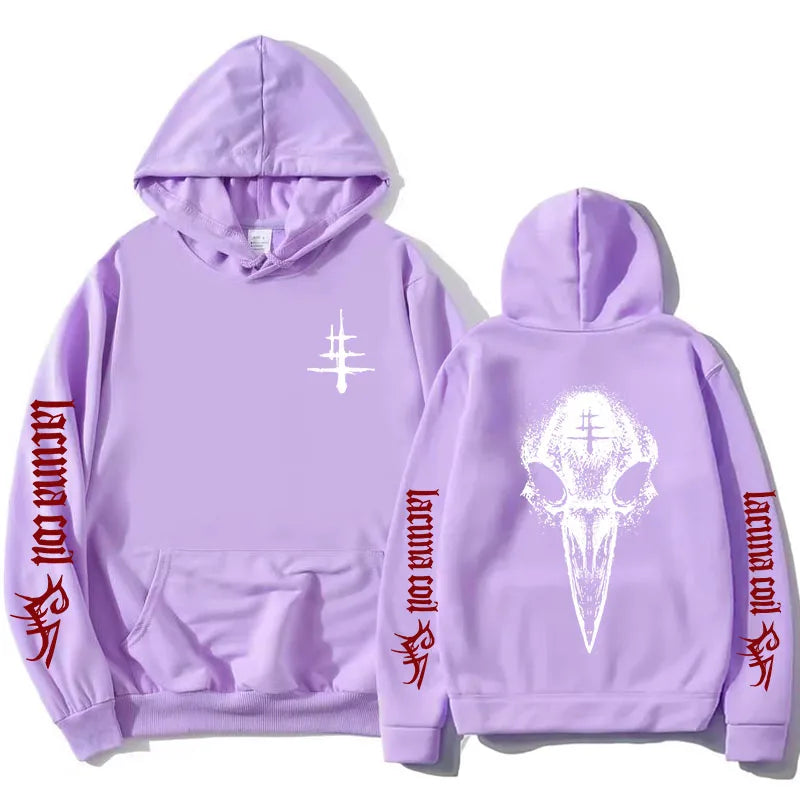 SLEEPLESS EMPIRE Lacuna Coil Hoodie – Gothic Rock Streetwear Fleece