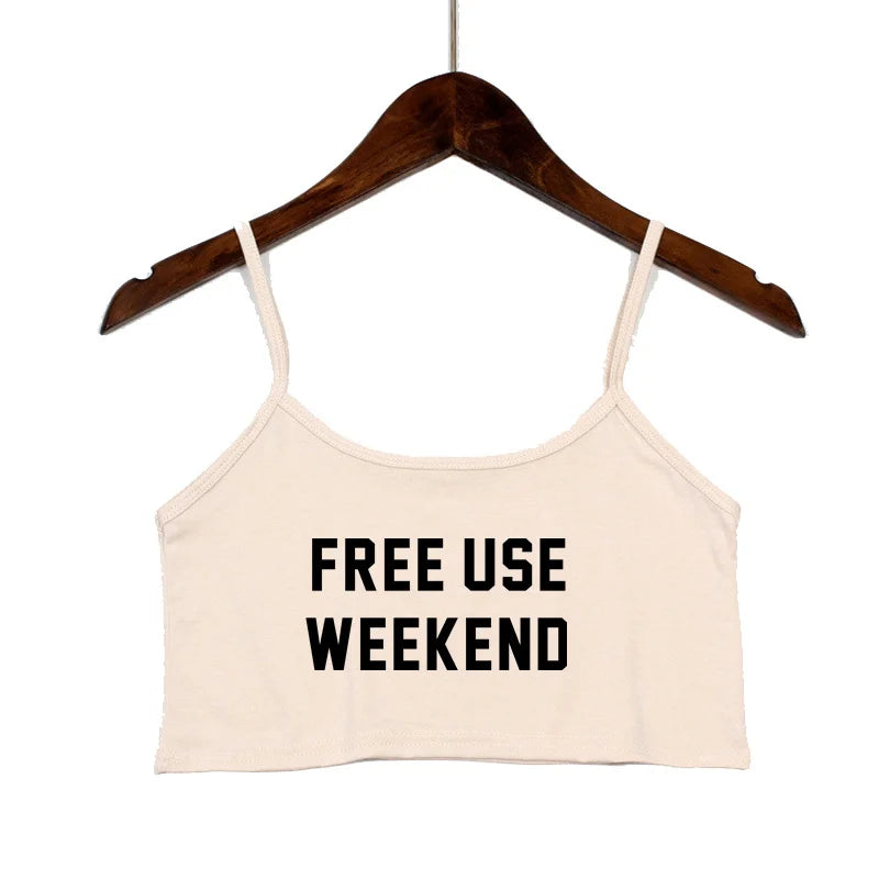 Weekend Mode Crop Top
