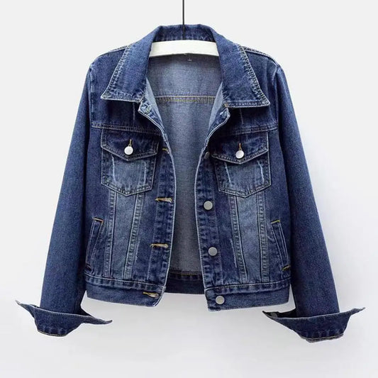Retroline Cropped Denim Jacket