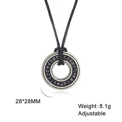 Elder Futhark – Nordic Rune Pendant Necklace