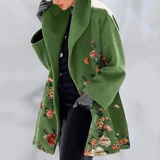 Noir Botanica Midi Coat