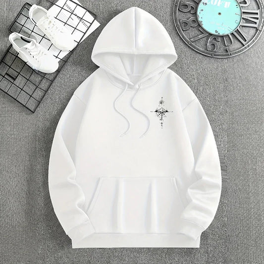 NØRTHBOUND//Compass Hoodie – Vintage Symbolic Streetwear for All Seasons