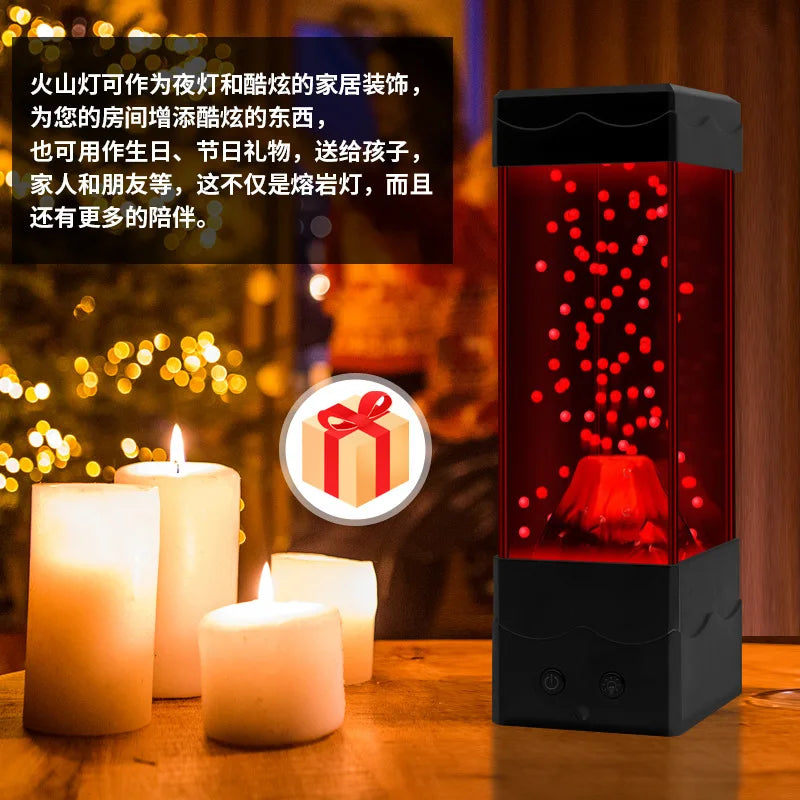 Neon Volcano Lamp