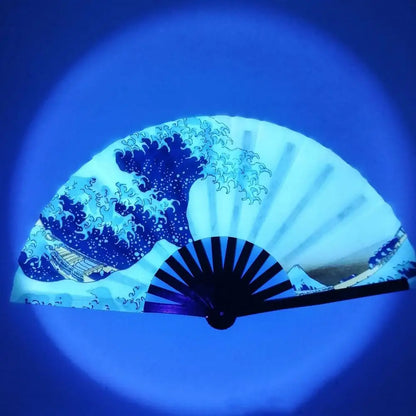 Holo Breeze Folding Rave Fan