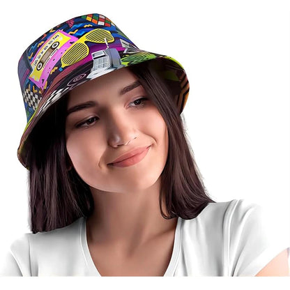 Back to 80s Bucket Hat – Retro Vibes Only