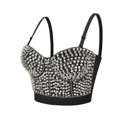 RivetRebel™ Y2K Steampunk Push-Up Bralette