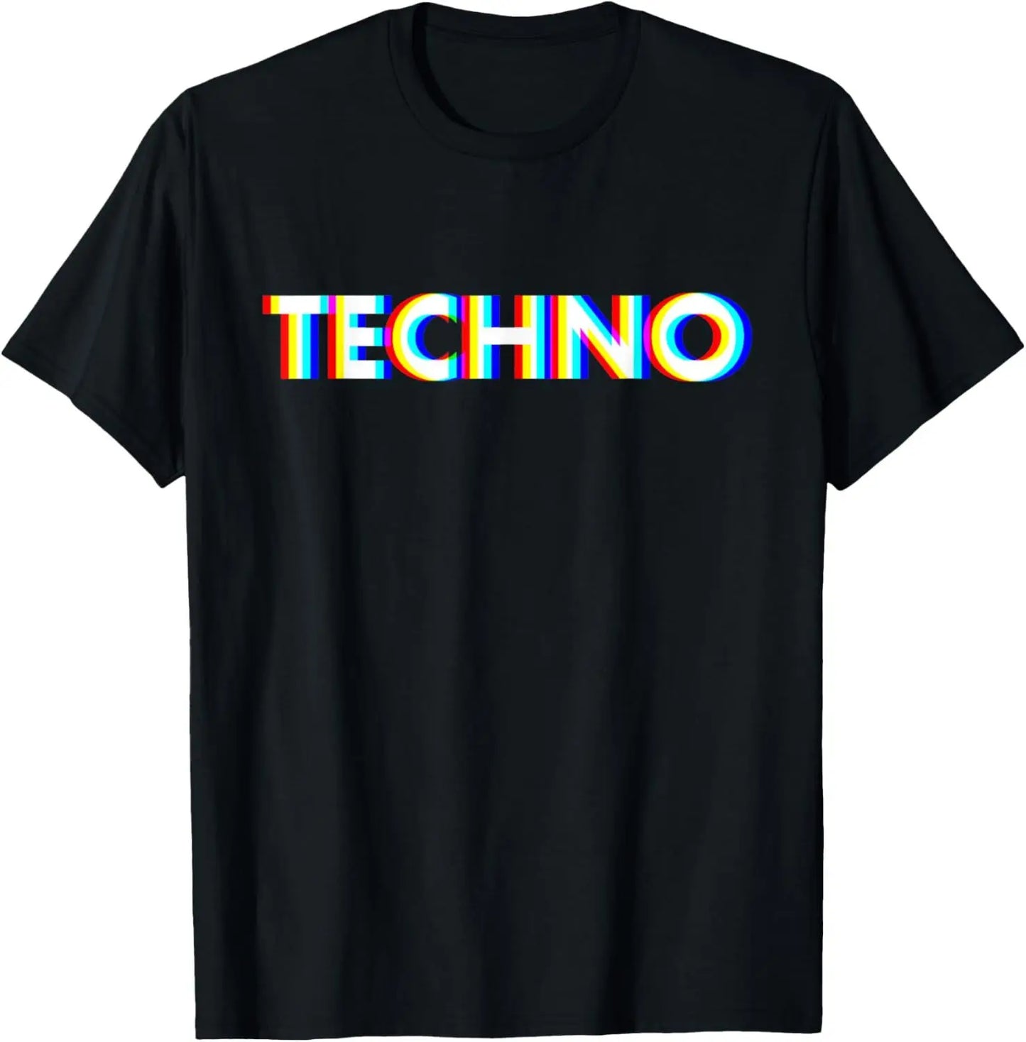 Trippy Glitch Cyber Tee