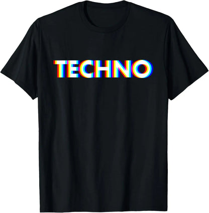 Trippy Glitch Cyber Tee