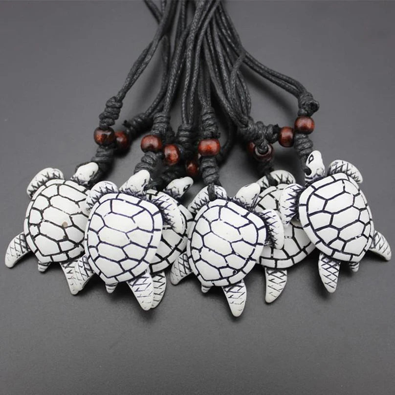 Tidebound – Yak Bone Tortoise Tribal Necklace
