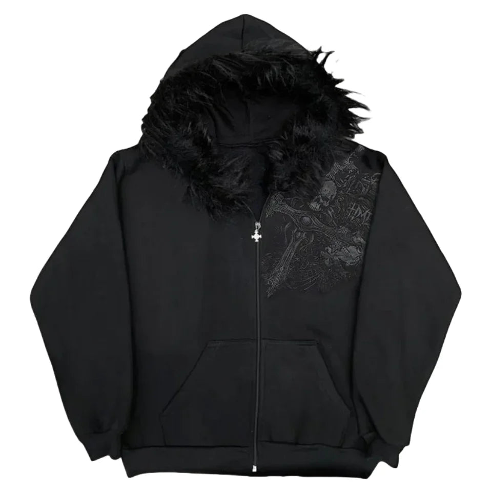 SkullPhase Wool Street Hoodie