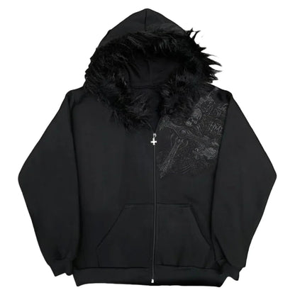SkullPhase Wool Street Hoodie