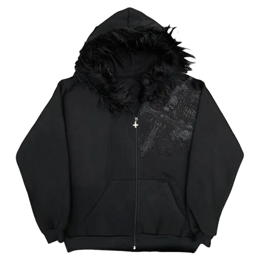 SkullPhase Wool Street Hoodie