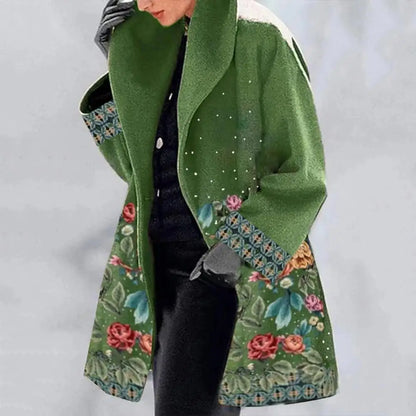 Noir Botanica Midi Coat