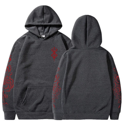 BERSERK//ACID Gothic Oversized Hoodie – Harajuku Dark Streetwear
