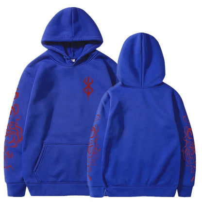 BERSERK//ACID Gothic Oversized Hoodie – Harajuku Dark Streetwear