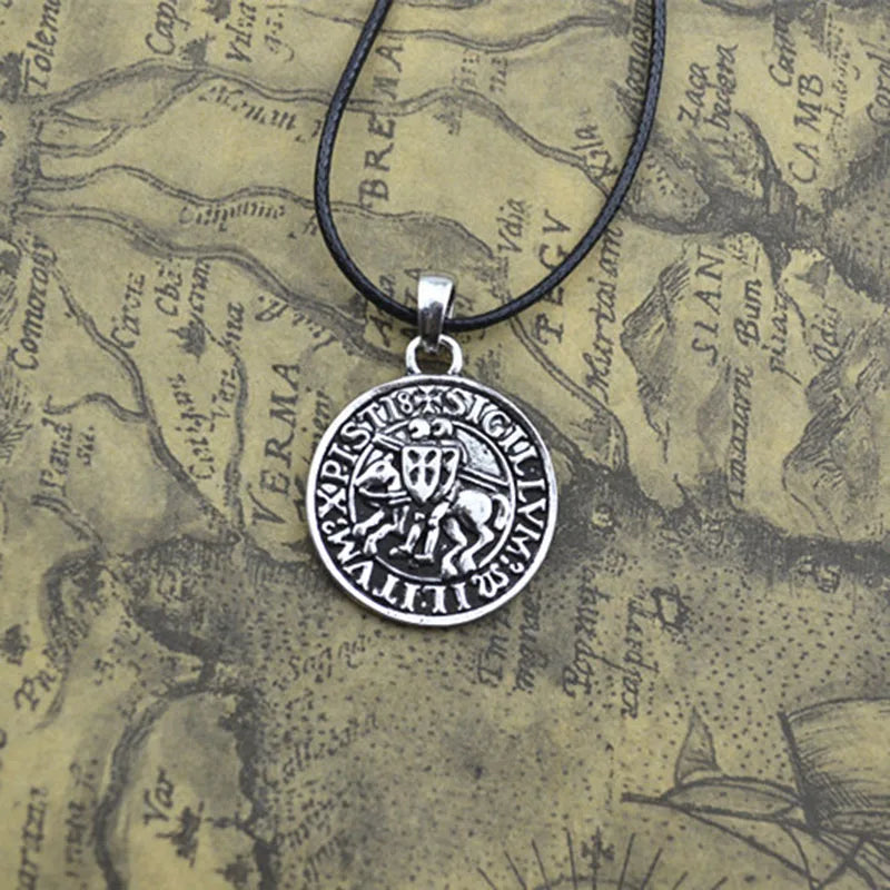 Aegis Valor – Ancient Silver Warrior Shield Necklace