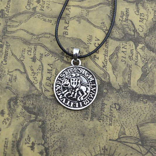 Aegis Valor – Ancient Silver Warrior Shield Necklace
