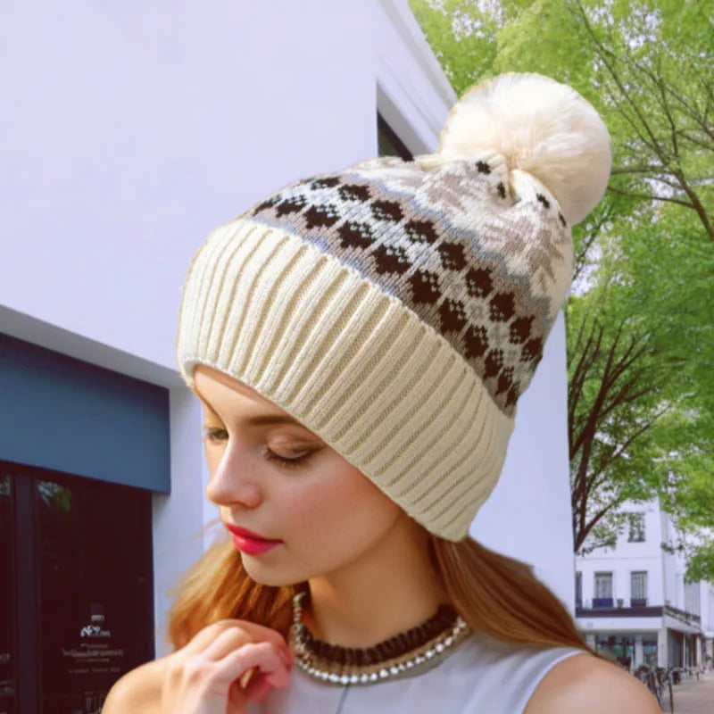 Frostflare – Premium Cashmere Wool Knit Winter Hat