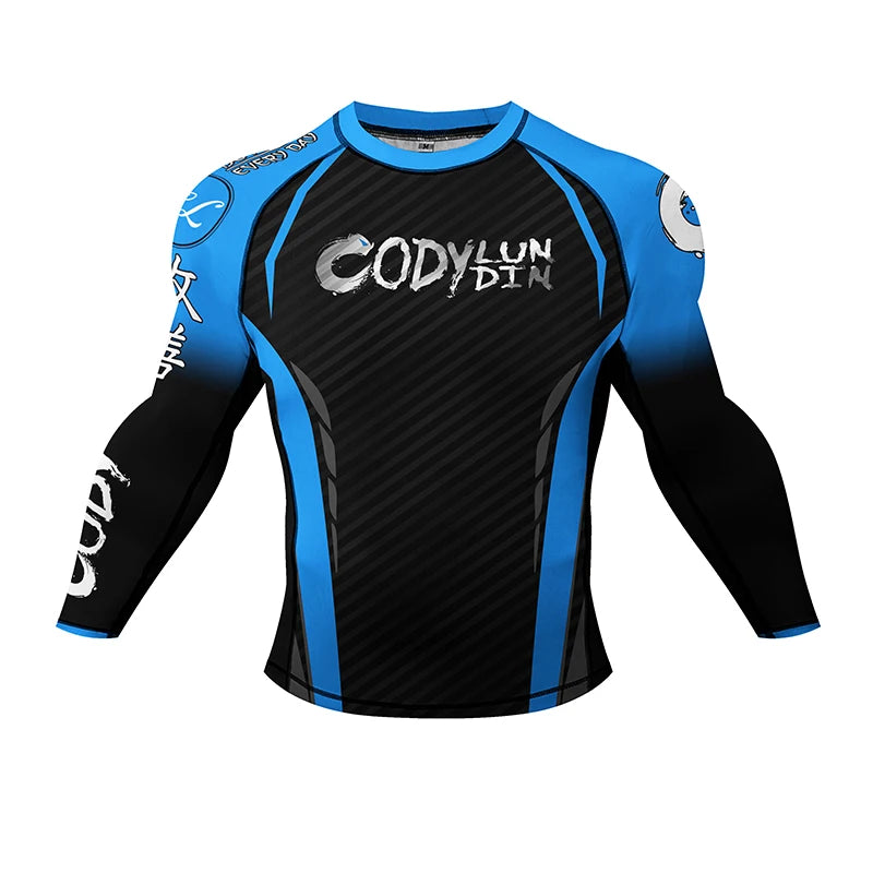 DRILL//CORE Compression Rashguard – Mock Neck Tech Shirt for Combat & Surf
