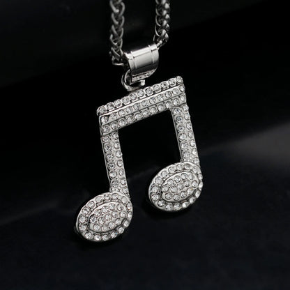 Melody Grace – Elegant Musical Note Pendant Necklace